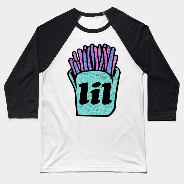 Speckled Lil Fry Baseball T-Shirt by AdventureFinder